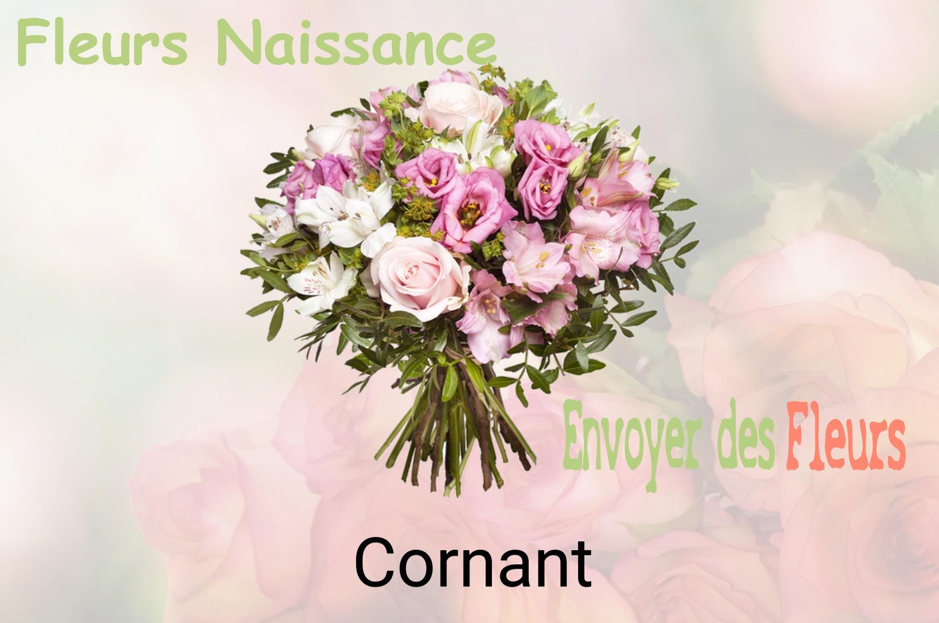 Bouquet de fleurs de naissance livré à Cornant